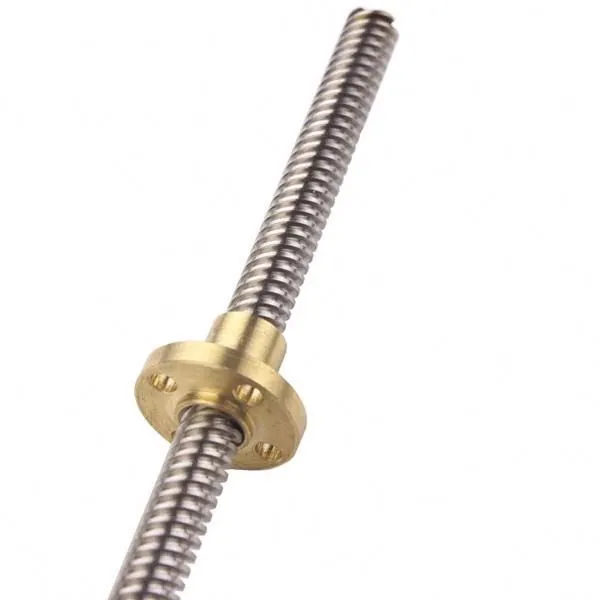 Chuanghe - T8 Lead Screw 8mm Pitch 2mm Lead 2mm 150mm 200mm With Brass Nut for 3D Printer ball lead screw 1