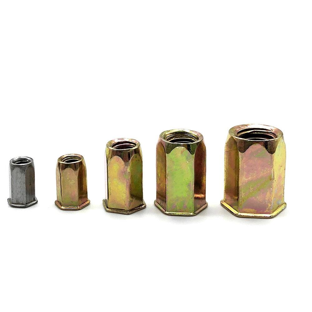 Chuanghe - Half Hexagon Rivet Nuts Blind Rivet Nut with Countersunk Head Carbon Steel Stainless Steel rivet nut 1