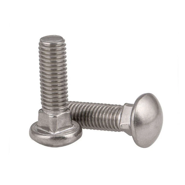 Chuanghe - DIN 603 Fine Thread Round Head Bolt M20 M10 M4 Stainless Steel Flat Head Carriage Bolt Carriage bolt 1