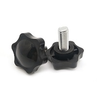 Chuanghe - handle screw hand twist L type bakelite handle metal screw adjustable tighten lever handle Handle 9