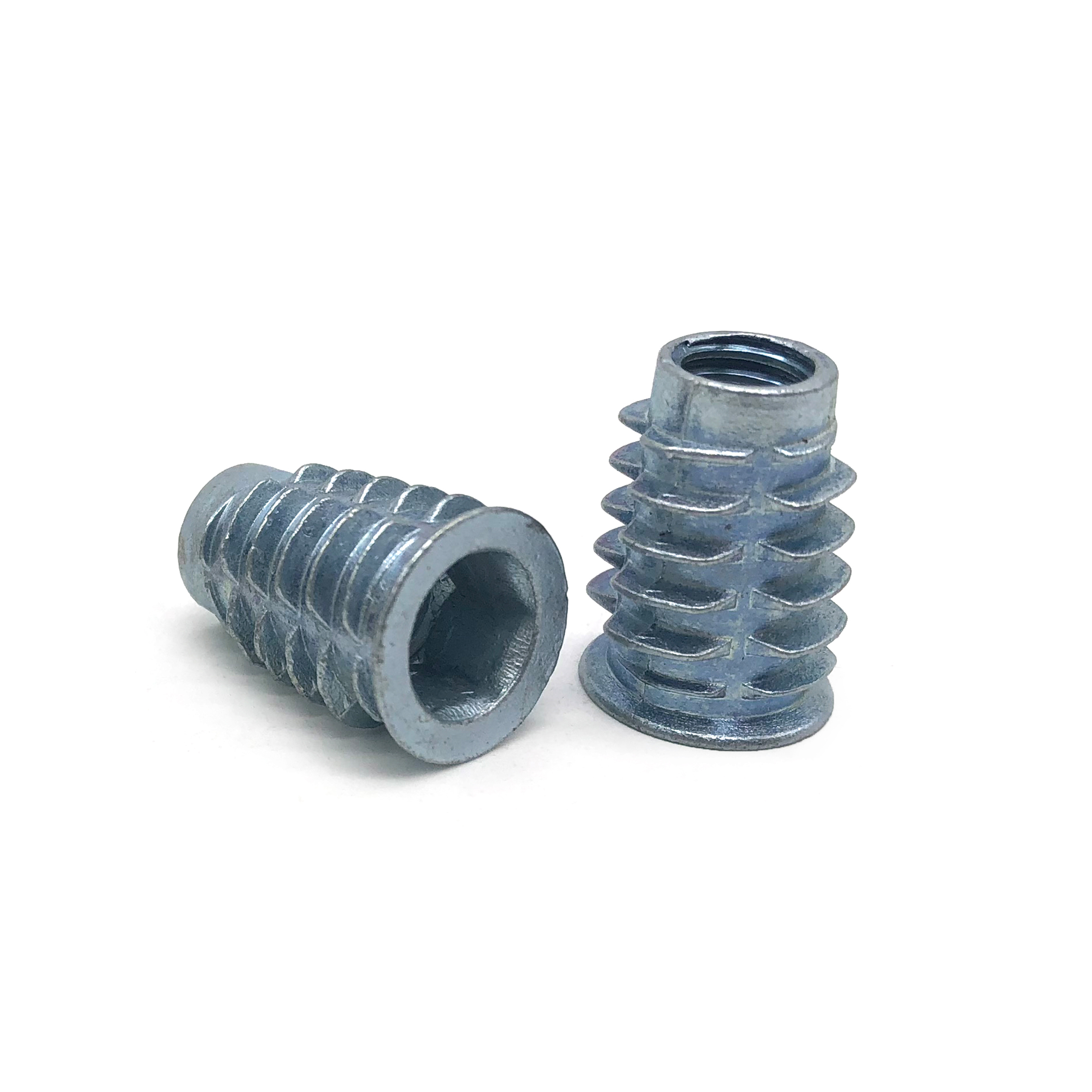 Chuanghe - M4 M5 M6 M8 M10 Zinc Alloy Thread For Wood Insert Nut Flanged Hex Drive Head Furniture Nuts thread insert 5