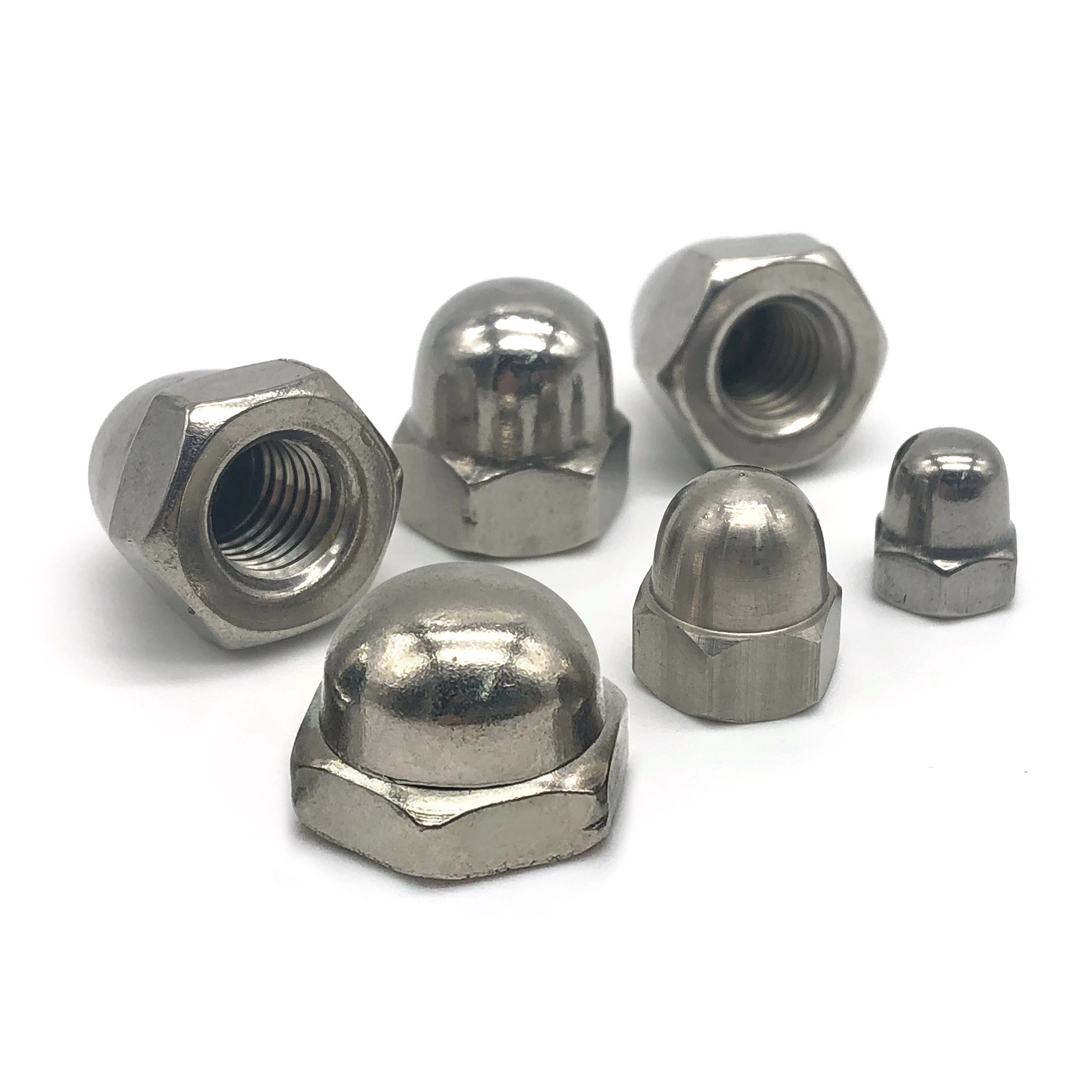 Chuanghe - China wholesale customized 304 316 Stainless steel Hexagon Cap Nut M3 m4 m5 m8 DIN1587 Hex dome acorn cap nut cap nut 1