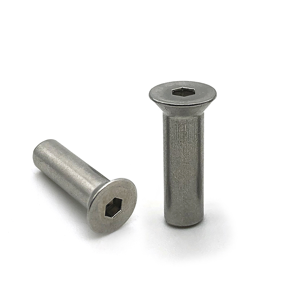 Chuanghe - China wholesale M6 Black Silver Nickel Hex Socket Allen Hex Socket Flat Head Sleeve Barrel Nut Sleeve nut 1