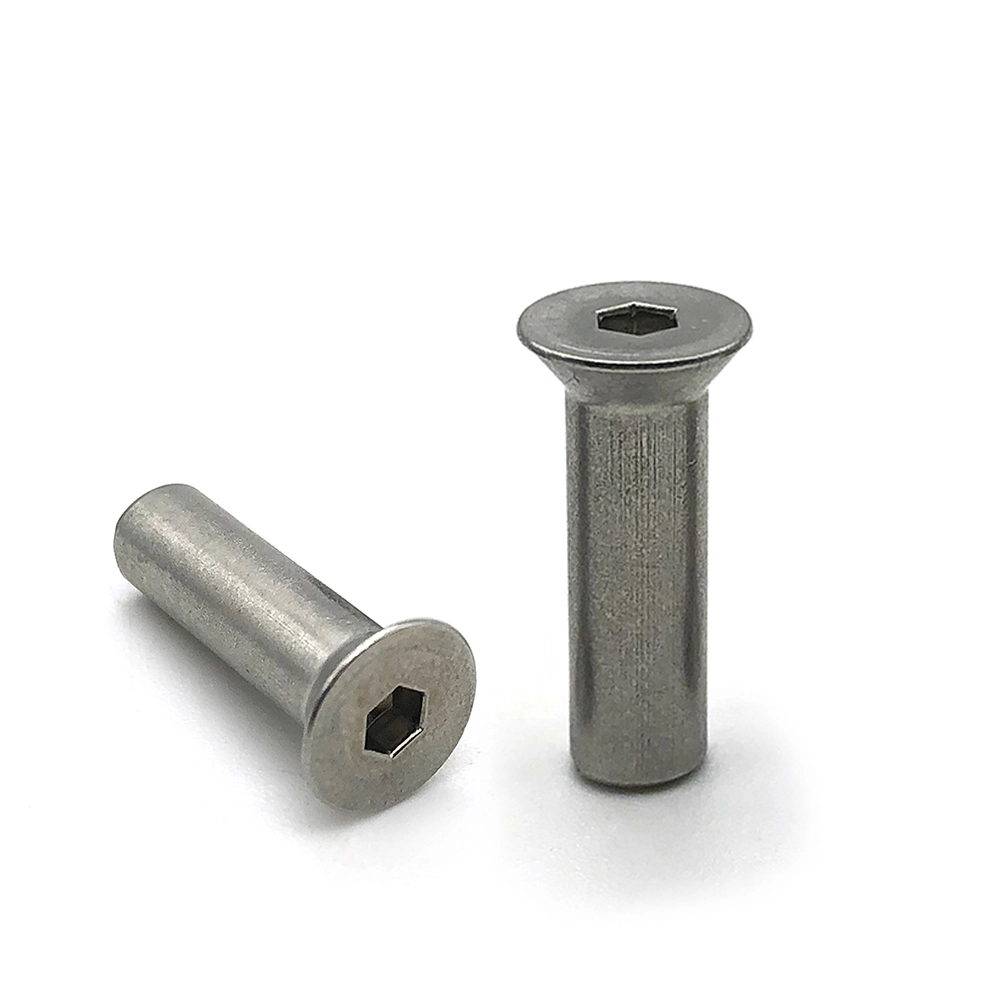 Chuanghe - China wholesale M6 Black Silver Nickel Hex Socket Allen Hex Socket Flat Head Sleeve Barrel Nut Sleeve nut 1