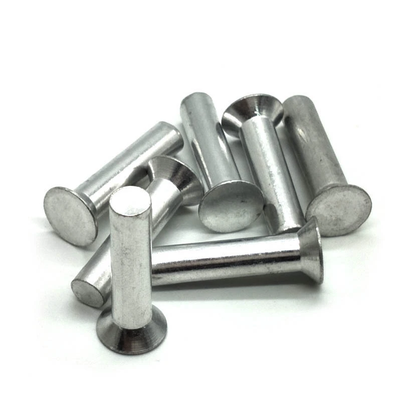 Chuanghe - Customized high precision m5-12 aluminum Flat Countersunk Head solid rivets Fastener solid rivet 1