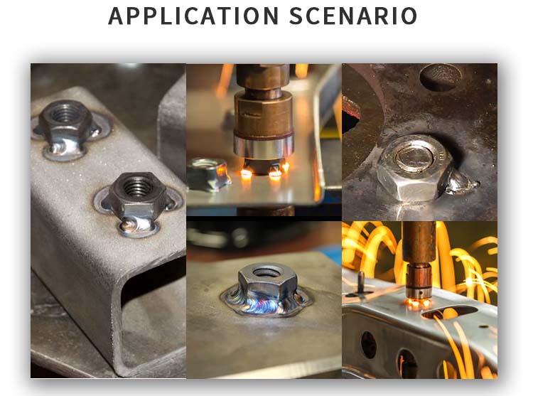 Chuanghe - din928 galvanized square weld nut 3/16 1/4 weld nut 11