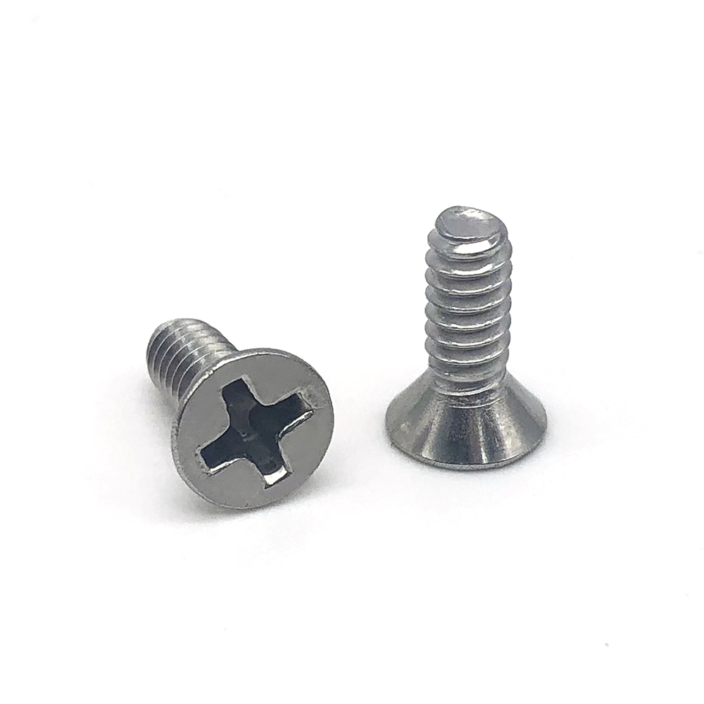 Chuanghe - Factory customized stainless thread cross flat head machine screw Flat Head screw 10