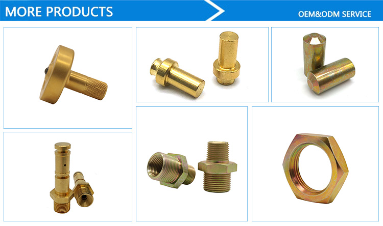 Chuanghe - High quality CNC Brass Small Metal Hollow Mechanical Parts Pipe fittings 9