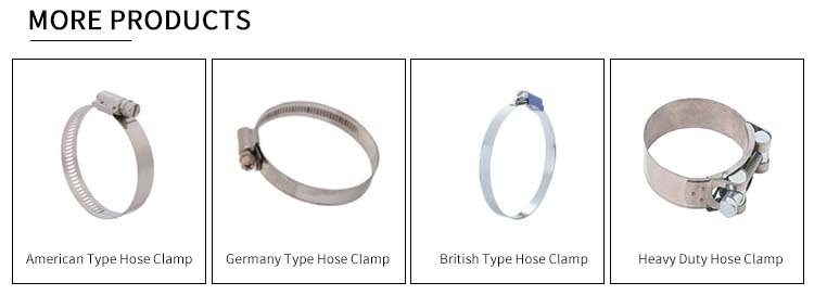 Chuanghe - Factory direct galvanized steel m8 u bolt hose clamp hose clamp 10