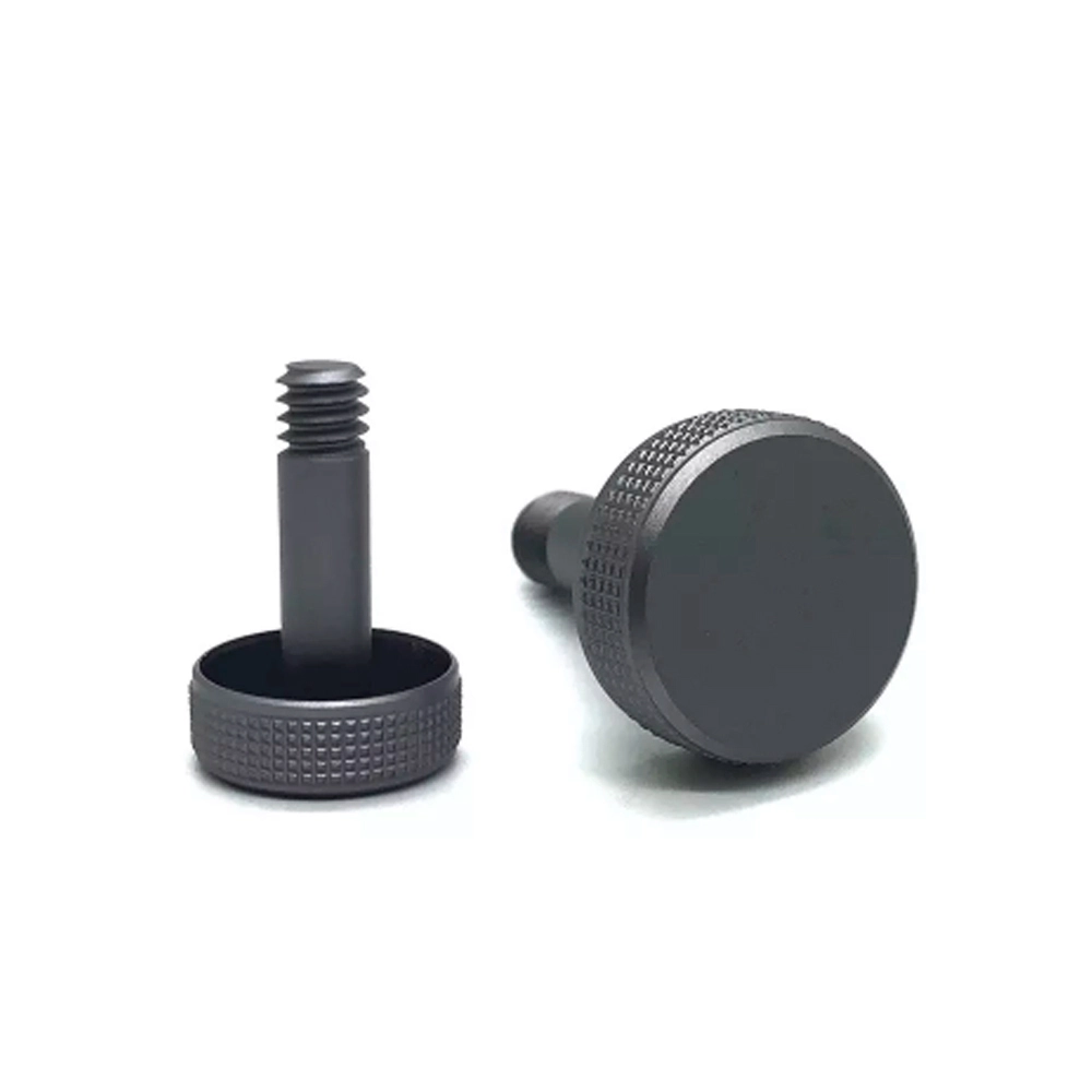 Chuanghe - Custom Aluminum Anodized M6 m8 thumb screw aluminum knurled thumb screw Thumb screw 1