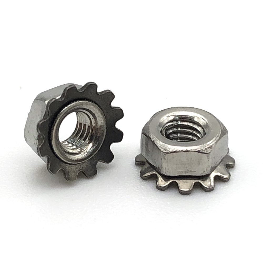 Chuanghe - M3 M4 M5 M6 M8 M10 Stainless Steel 304 Hex K Keps Lock Nuts hex nut 2