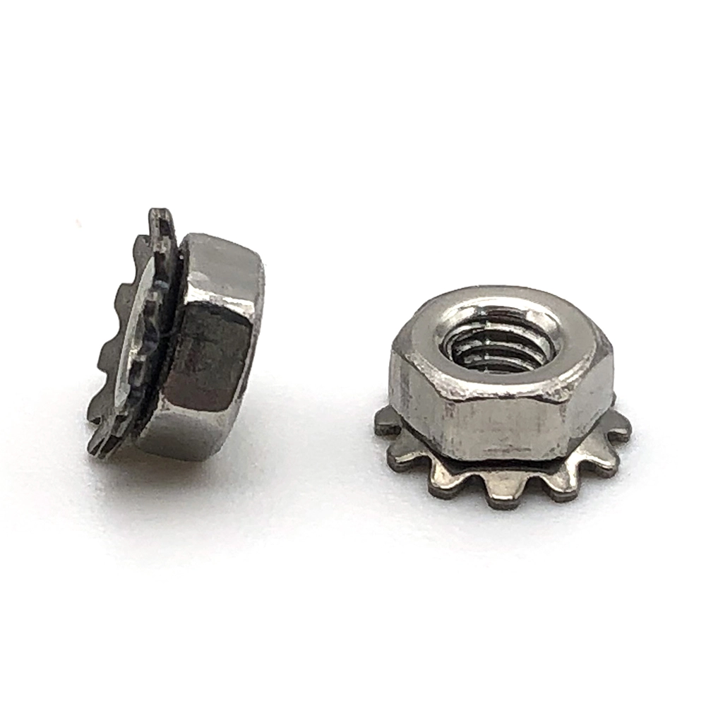 Chuanghe - M3 M4 M5 M6 M8 M10 Stainless Steel 304 Hex K Keps Lock Nuts hex nut 1