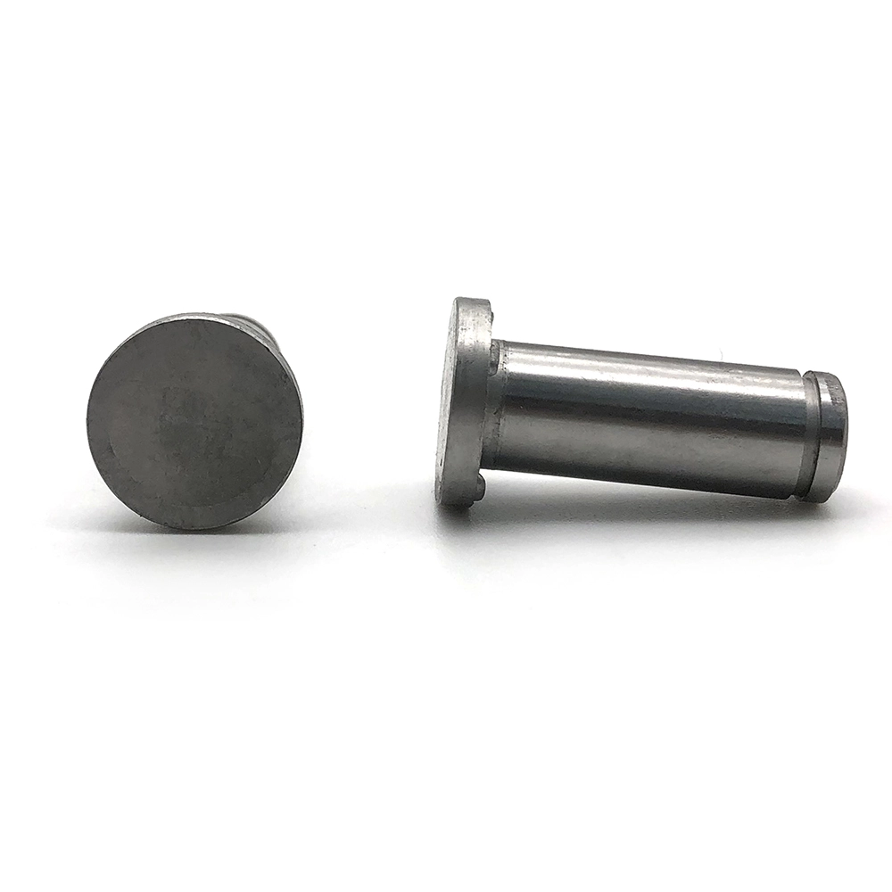 Chuanghe - Dongguan Factory Custom Large Flat Head Stainless Steel 304 316 weld dowel pin M10 M12 Clevis Pin with Groove dowel pin 1
