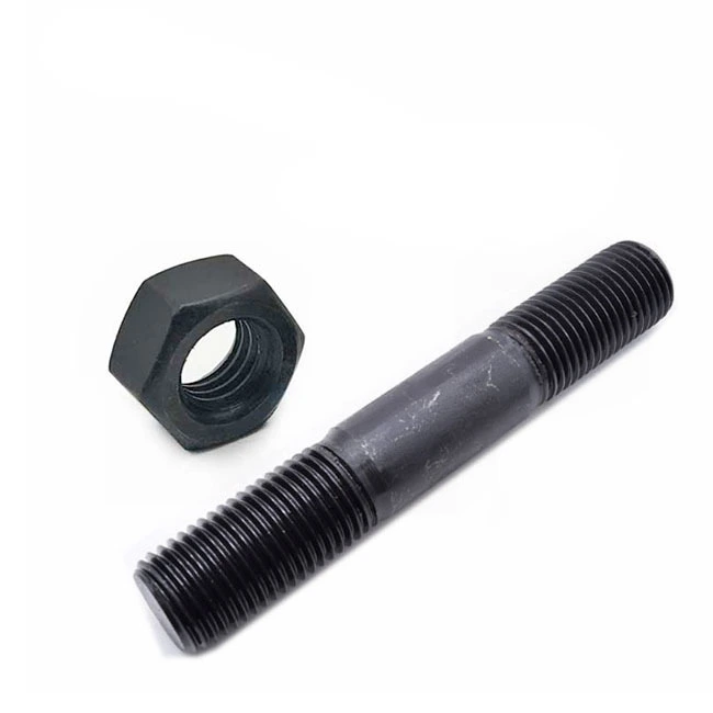 Chuanghe - Threaded Steel A193 B7 Titanium M8 And Thread Stud Bolt Astm A194 Gr 2H Hex Nut Stud Bolt Threaded stud bolts 1