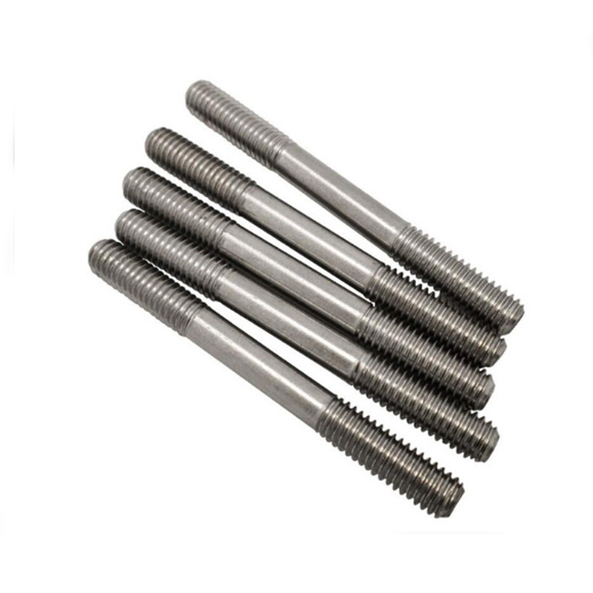 Chuanghe - Threaded Steel A193 B7 Titanium M8 And Thread Stud Bolt Astm A194 Gr 2H Hex Nut Stud Bolt Threaded stud bolts 4