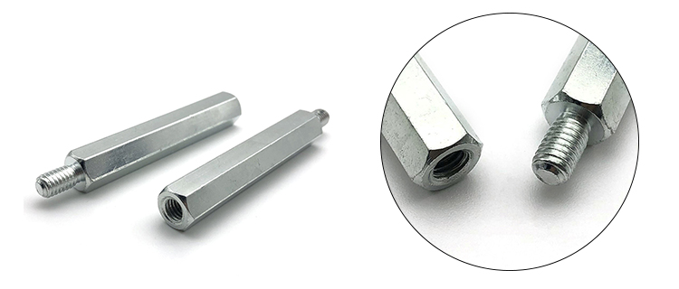 Chuanghe - M3 M4 M5 M6 Galvanized Steel Spacer Hex and Round Threaded Male Female Standoffs standoff screw 8