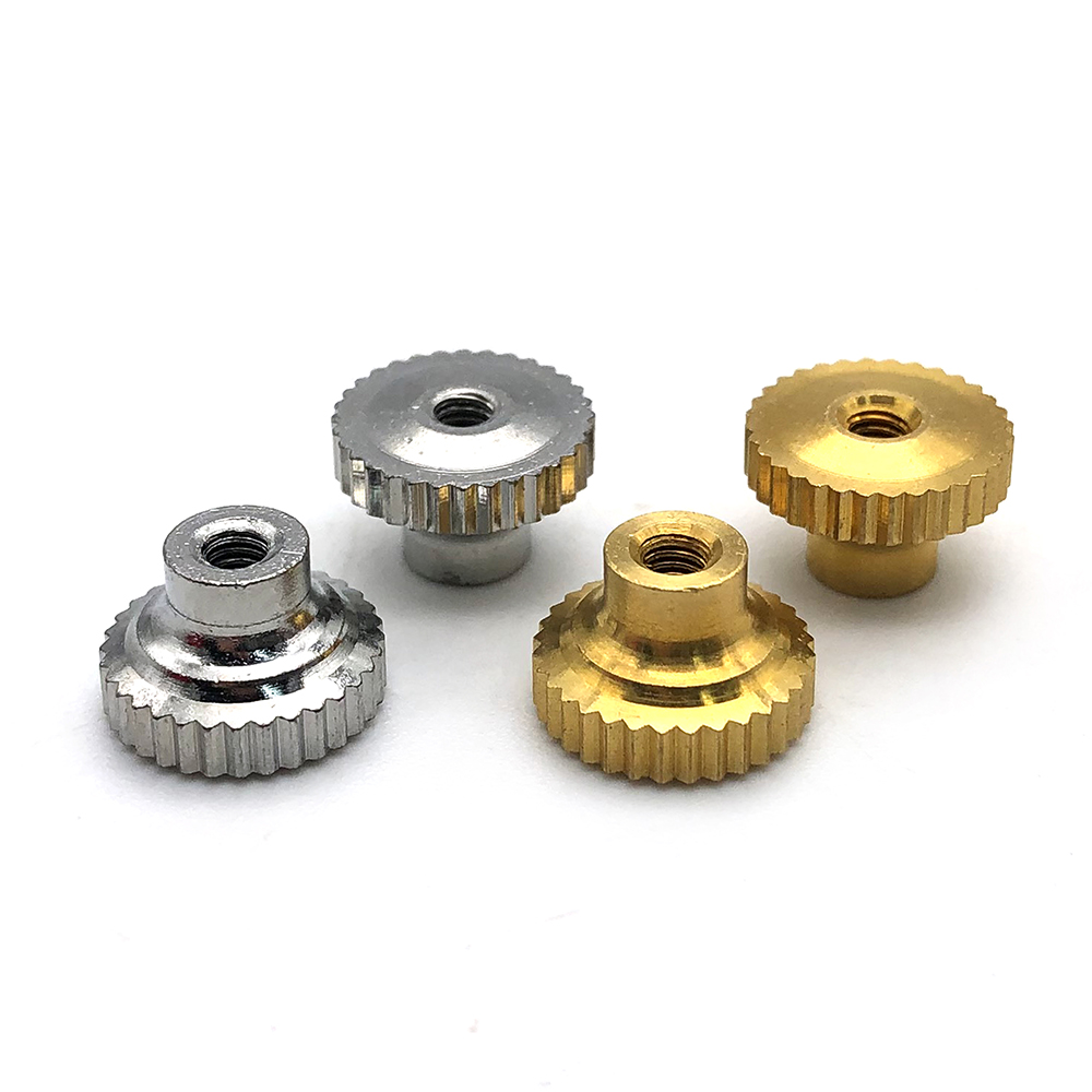 Chuanghe - M4 M5 M6 M8 Knurled Thumb Nut Insert Threaded Decorative Embedded Nuts Brass Knurled Nut thumb nut 6