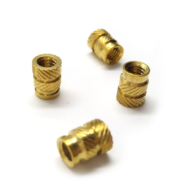 Chuanghe - factory custom m3 m4 m5 m6 nut brass knurled nut insert nuts thread insert 7