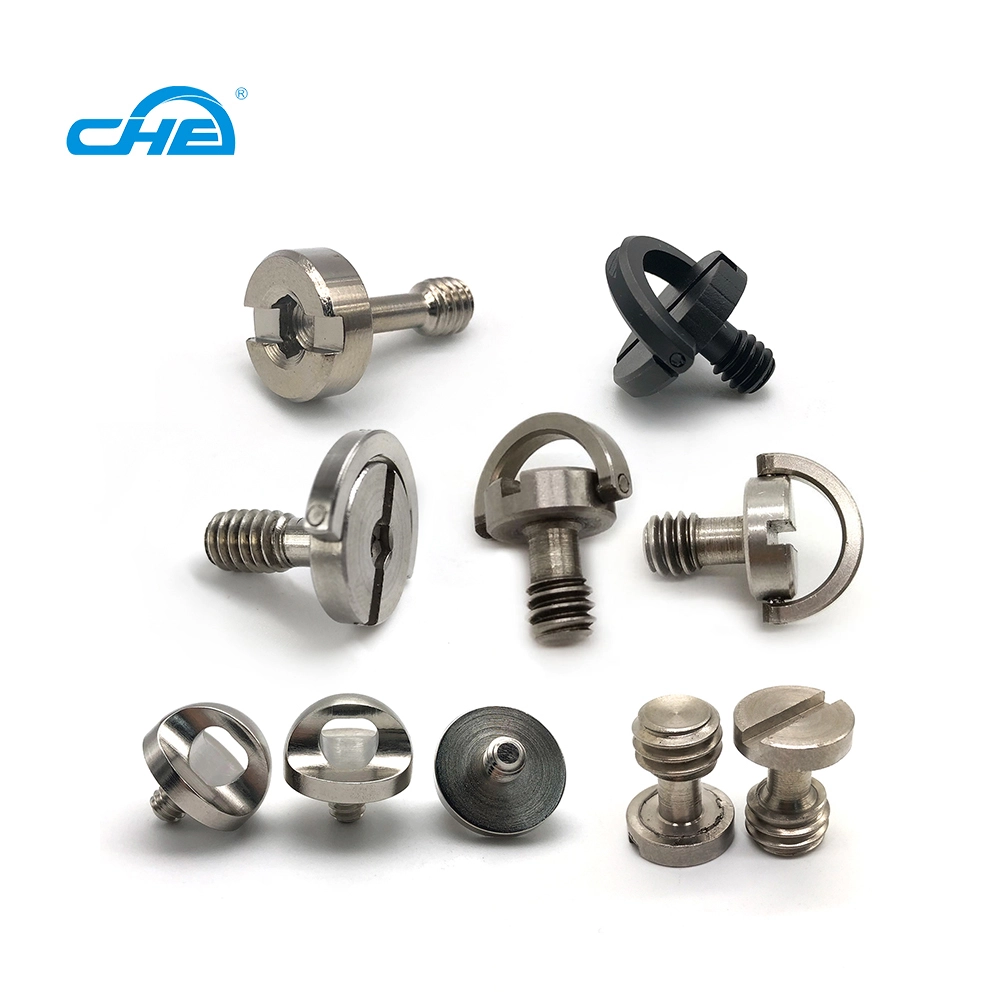 Chuanghe - CNC turning system Quick release plate 1/4 screws Quick release Quick release hand screw C-ring slotted camera screw accessories Camera screw 1