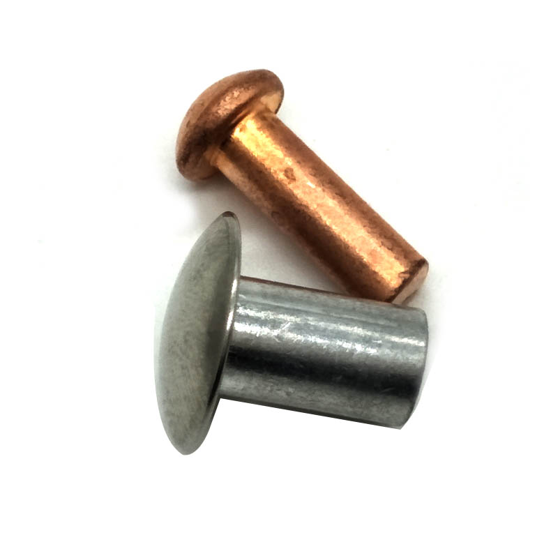 Chuanghe - Flat Head Copper Rivet Countersunk Head Rivet Brass Double Solid Rivets solid rivet 6