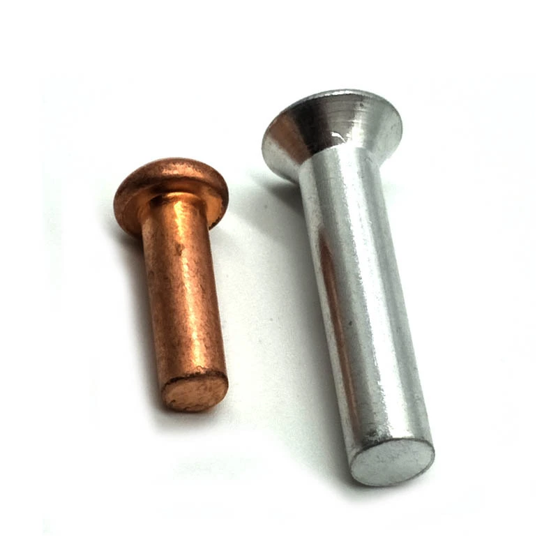 Chuanghe - Flat Head Copper Rivet Countersunk Head Rivet Brass Double Solid Rivets solid rivet 1