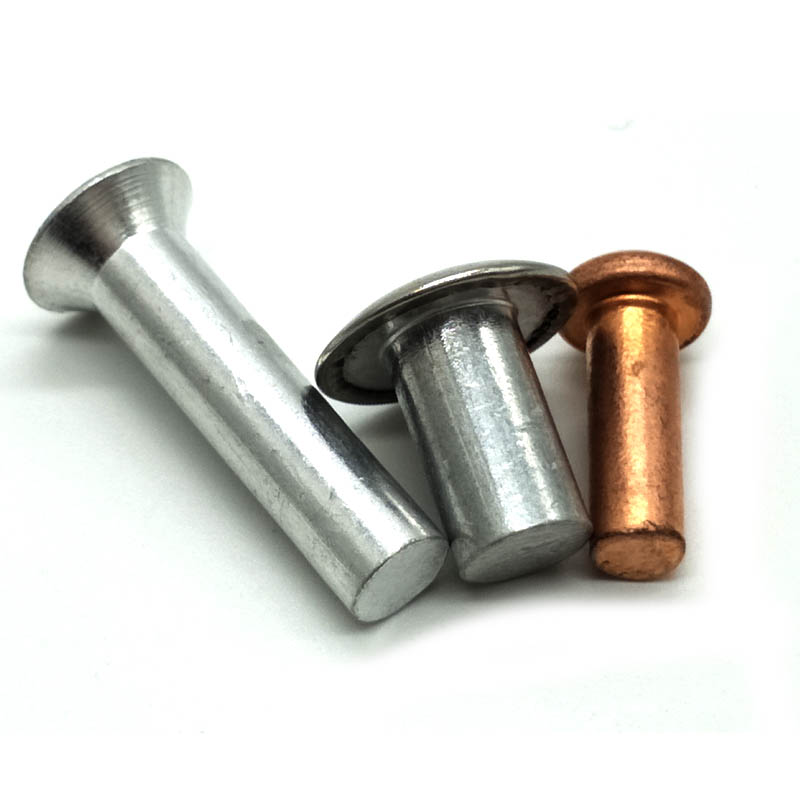 Chuanghe - Flat Head Copper Rivet Countersunk Head Rivet Brass Double Solid Rivets solid rivet 5