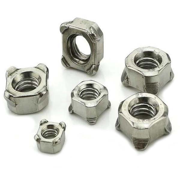 Chuanghe - din928 galvanized square weld nut 3/16 1/4 weld nut 1