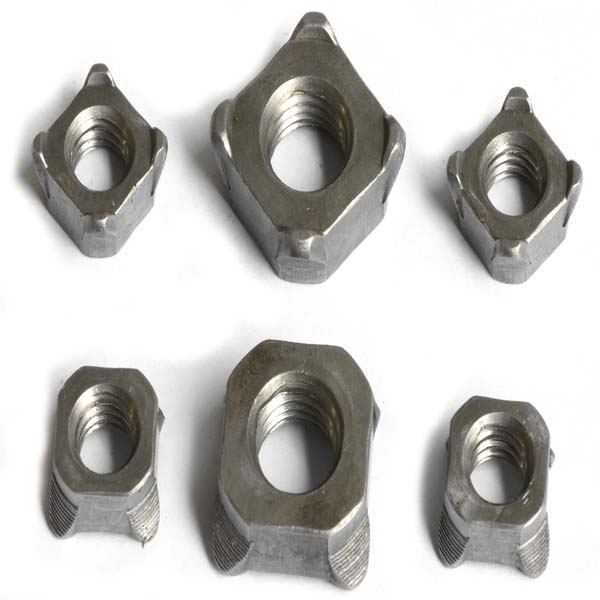 Chuanghe - din928 galvanized square weld nut 3/16 1/4 weld nut 3