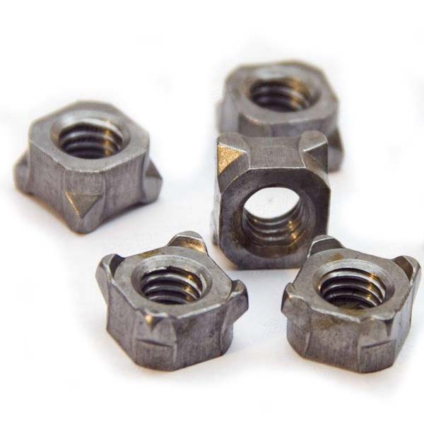 Chuanghe - din928 galvanized square weld nut 3/16 1/4 weld nut 7