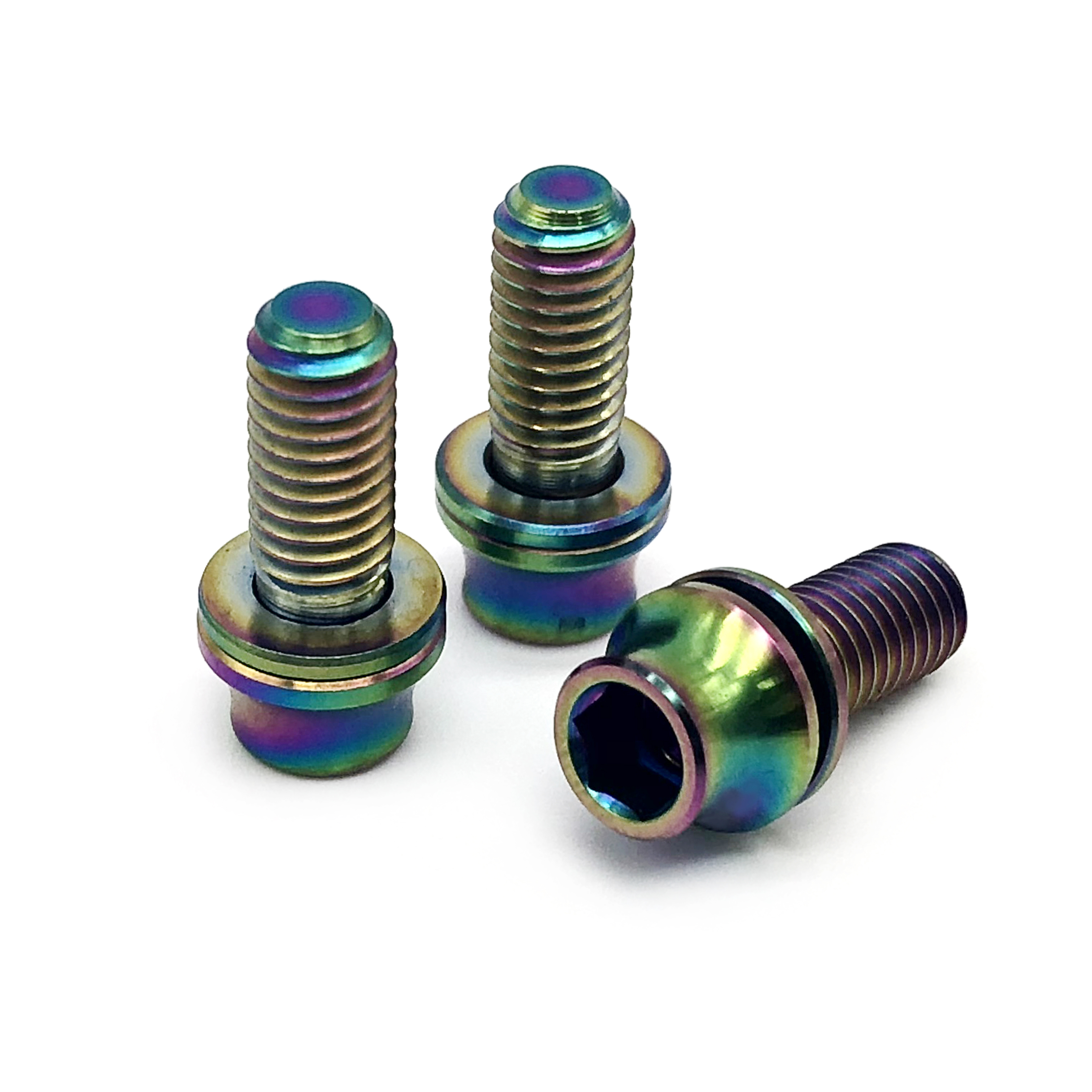 Chuanghe - China supplier m6 m8 Ti Bolt bicycle hex socket tapered head cap Gr5 titanium bolt screw Titanium screw 1
