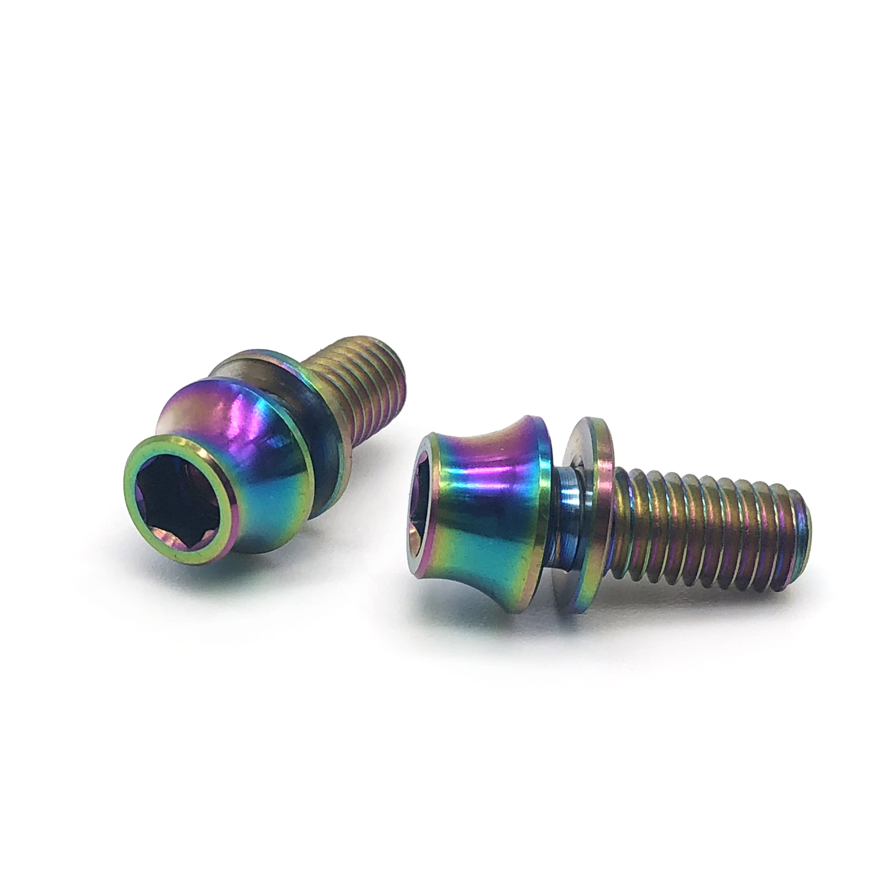Chuanghe - China supplier m6 m8 Ti Bolt bicycle hex socket tapered head cap Gr5 titanium bolt screw Titanium screw 4
