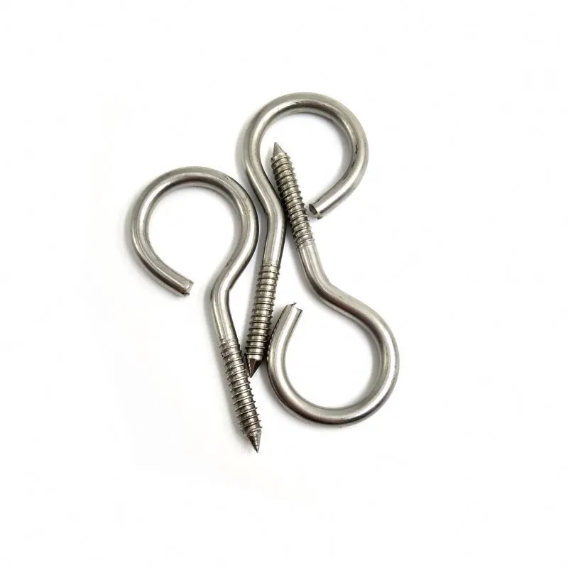 Chuanghe - China Supplier Electro Polished Finish T316 Stainless Steel 316 hook Wood Thread Lag Eye Screw Eye screw 1
