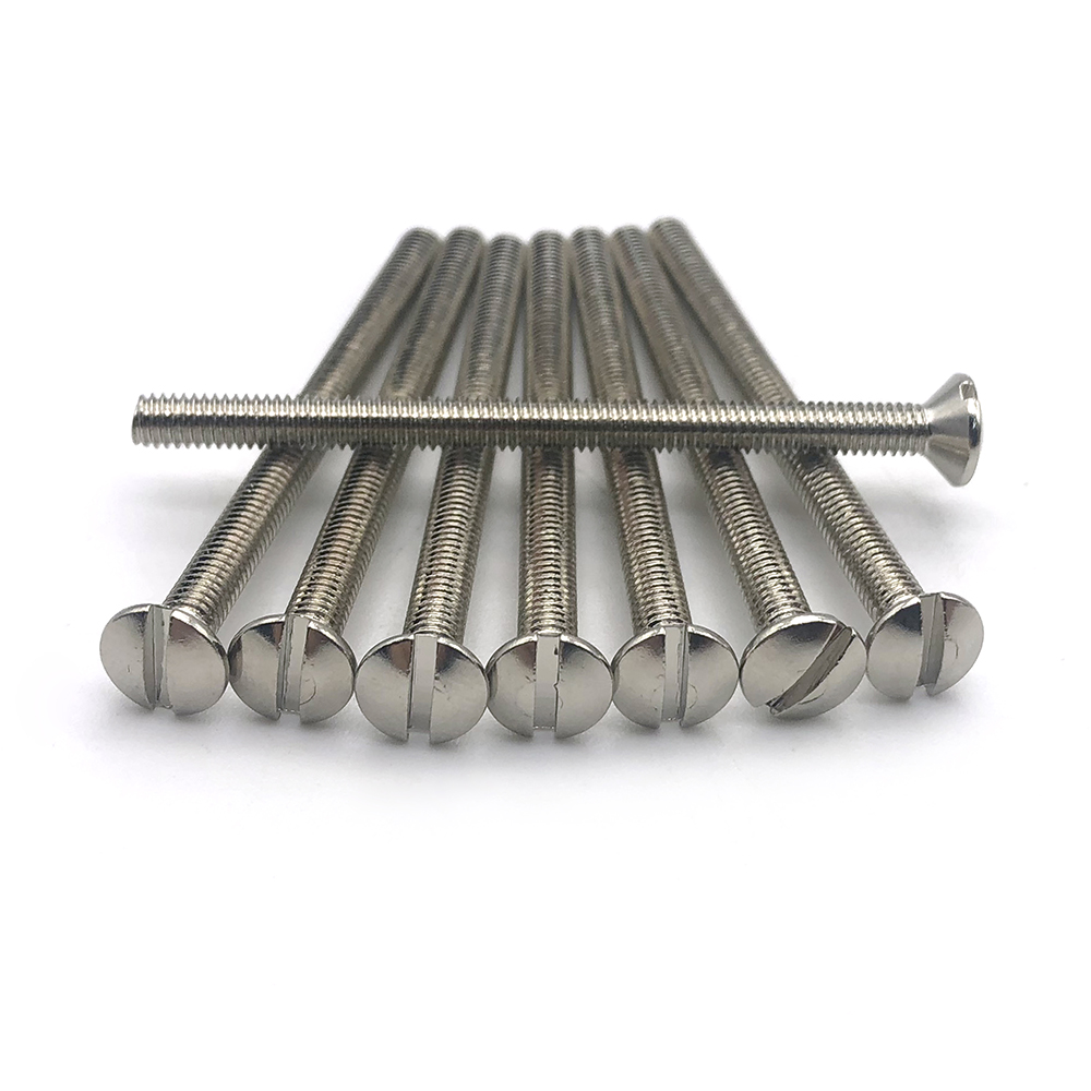 Chuanghe - High Strength Stainless Steel Slotted Half Countersunk Head Screws machine Screws Flat Head screw 8