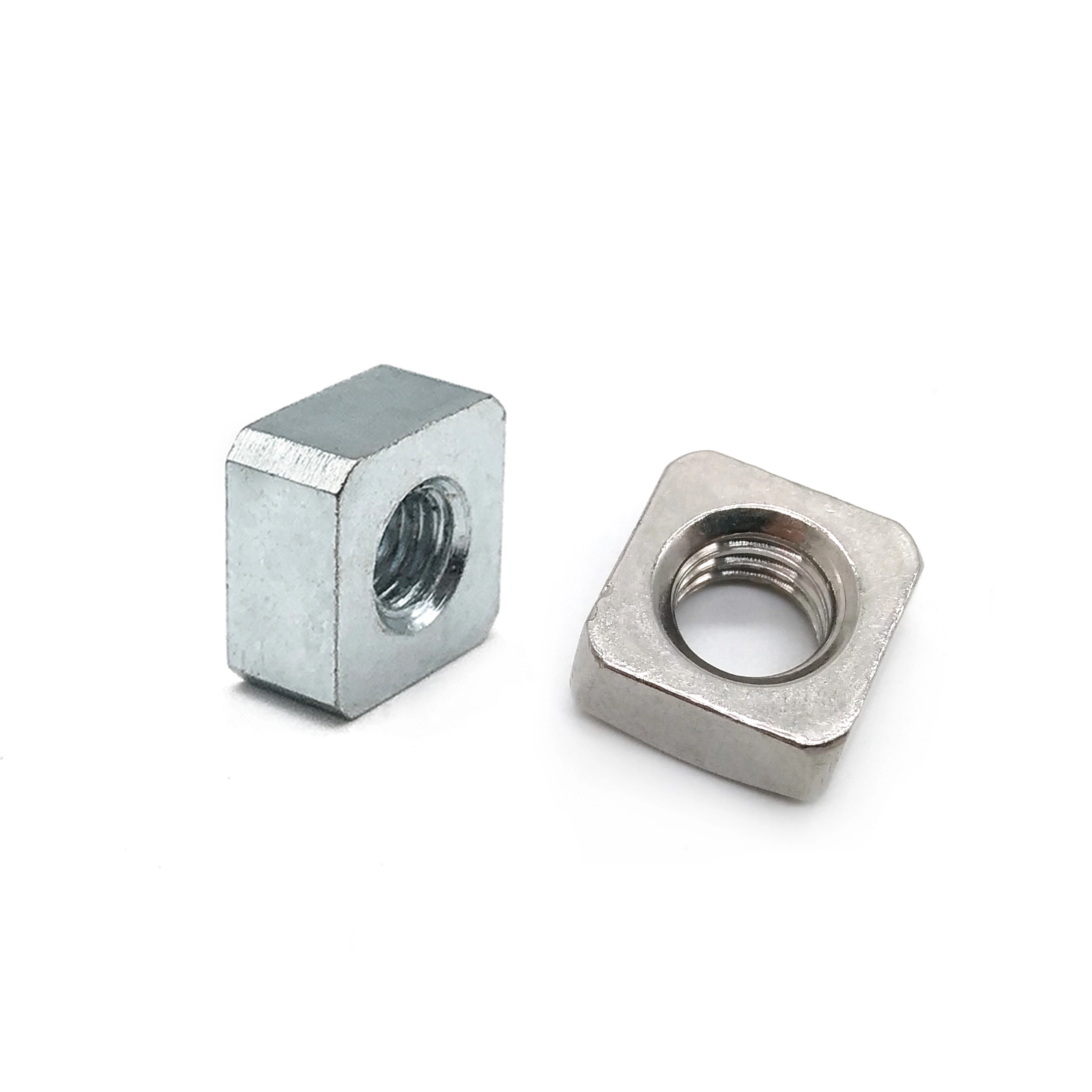Chuanghe - Factory direct sales thin square nut stainless steel carbon steel galvanized M3 M4 M5 M6 M8 M10 square weld nuts square nut 1