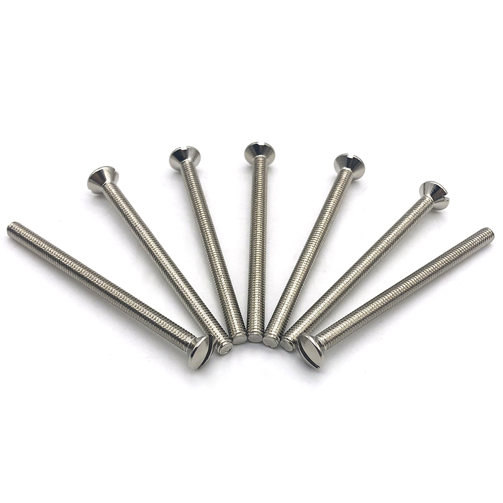 Chuanghe - High Strength Stainless Steel Slotted Half Countersunk Head Screws machine Screws Flat Head screw 10