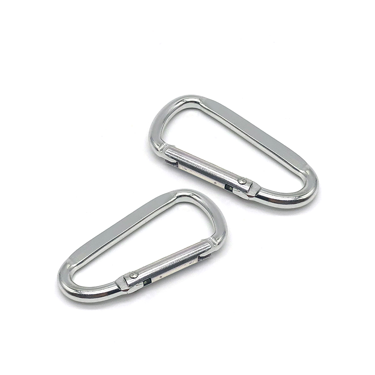 Chuanghe - Customized Small Gold Keychain Carabiner Snap Lock Hook Tool Aluminum D Shape Rock Climbing Carabiner Carabiner 5