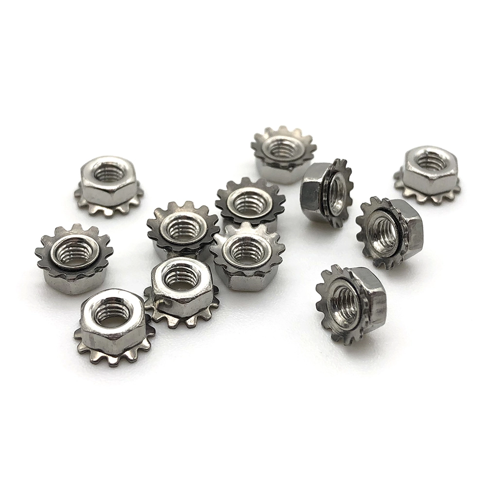Chuanghe - Hex Kep Nut Self Lock K Nut With Washer Stainless Steel OEM hex nut 1