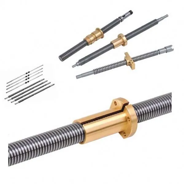 Chuanghe - 3D Printer rail sets T8 Lead screw 8MM Pitch 2mm Lead 2mm Length 200mm with Copper Nut ball lead screw 1