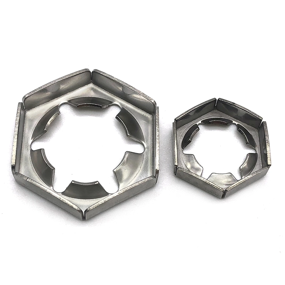 Chuanghe - SS304 SS316 Stainless Steel Self Locking Counter Hex Nut DIN7967 lock nut 1