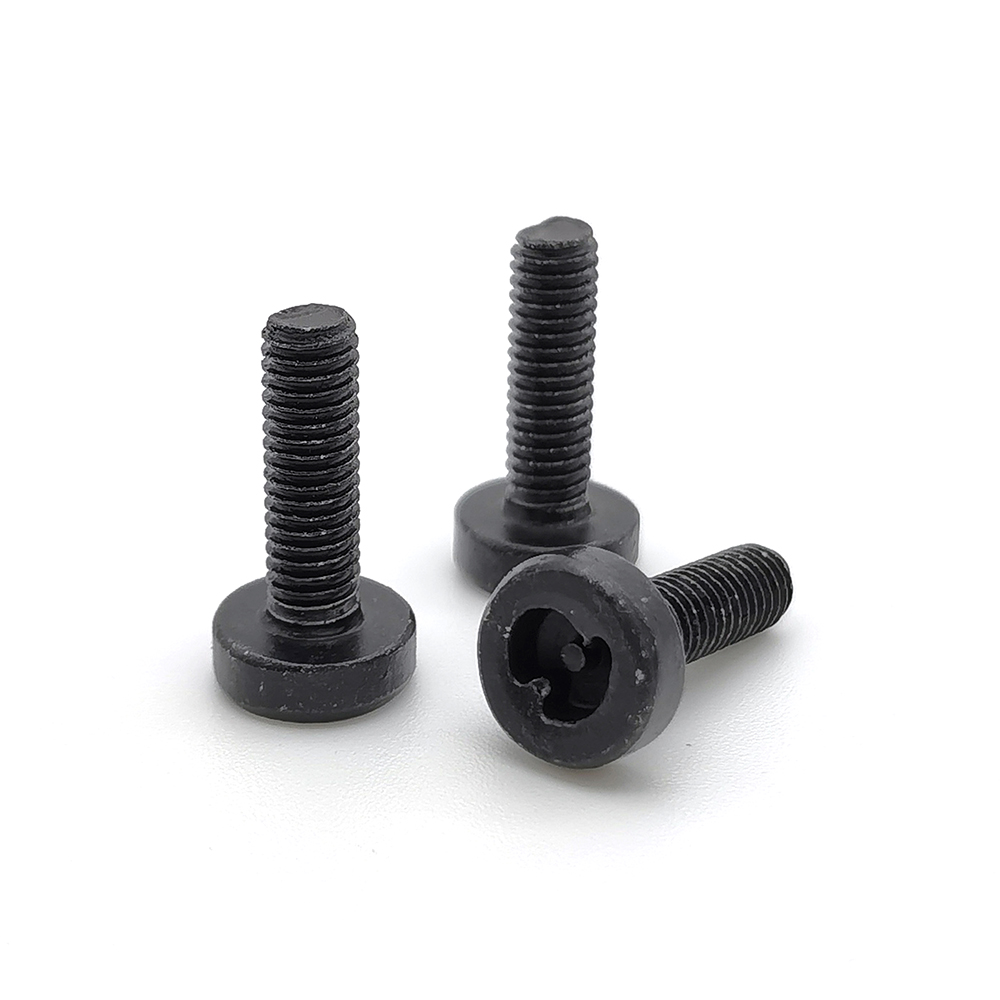 Chuanghe - China wholesale Carbon steel black zinc-plated M2 M2.5 M3 cup head Anti theft screw Anti-theft screw 3