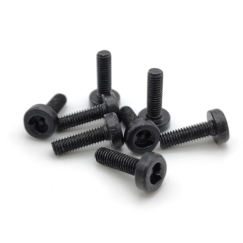 Chuanghe - China wholesale Carbon steel black zinc-plated M2 M2.5 M3 cup head Anti theft screw Anti-theft screw 1
