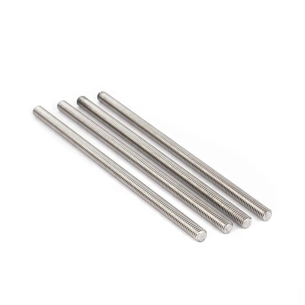 Chuanghe - acme threaded rod din 975 galvanized hollow threaded rod cnc double bolt m10 12mm 8mm unc A2 stainless steel threaded rod threaded rod 1