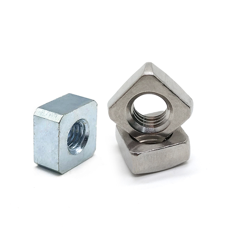 Chuanghe - customized galvanized stainless steel din 557 square thin nuts 3/4 1/4 5/8 lock nut 3/4 m4 m6 m8 rectangle square nut square nut 1