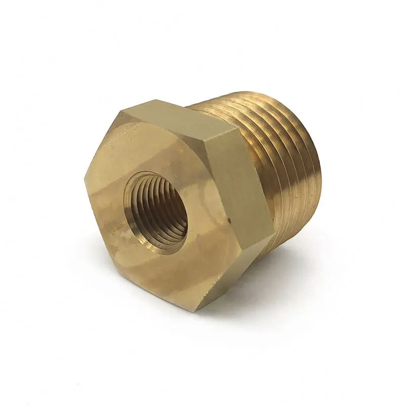 Chuanghe - China wholesale brass thread female male weld head auto parts pipe Conduit fitting hex reducer bushing Pipe fittings 1