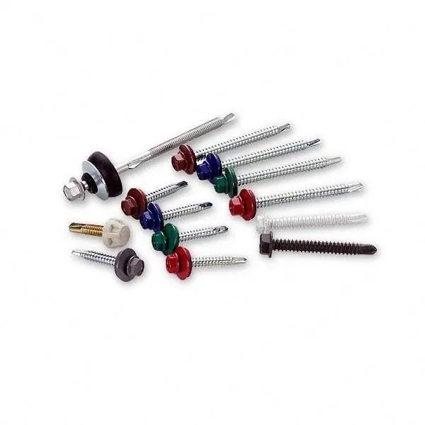 Chuanghe - Hexagon Flange Head 38mm screw self-drilling roofing screw with rubber washer self drilling roofing screw Self drilling screw 1