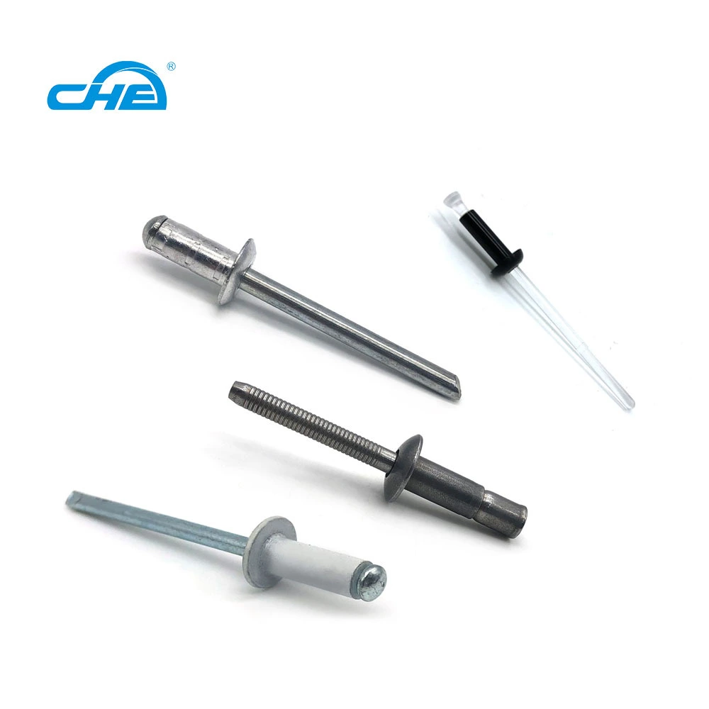 Chuanghe - China custom waterproof galvanized color aluminum aircraft blind pop rivet double countersunk head threaded open end blind rivet blind rivet1 1