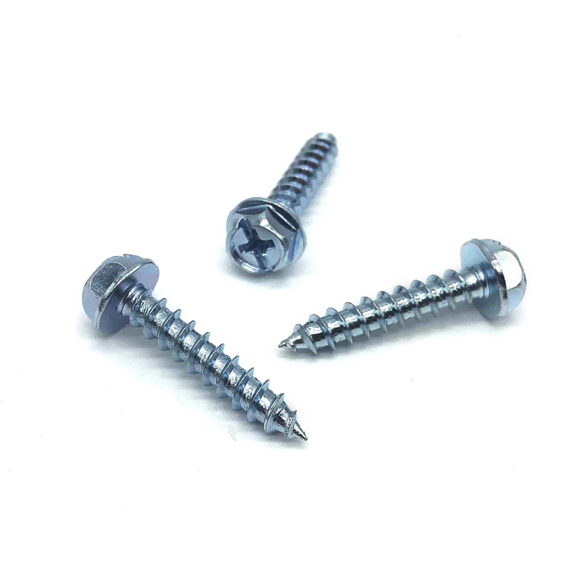 Chuanghe - hex flange head self tapping screws Zinc Plated Hex Phillips Head cross flange self-tapping screws With Washer Self-tapping screw 1