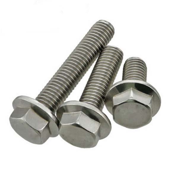 Chuanghe - Fastener 32mm flanged hexagon head bolts Stainless Steel M4 M6 M8 M10 M12 DIN 6921 Hex Flange Bolt flange bolts 6