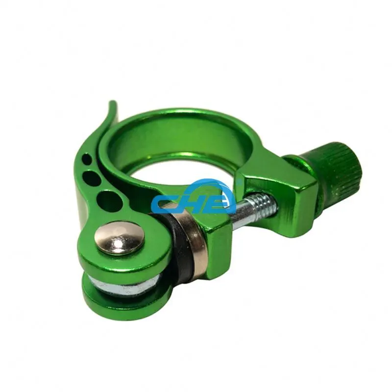 Chuanghe - China bike quick release seat tube clamp clip Green seat clamp bicycle clamp 1