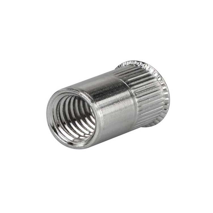 Chuanghe - Carbon Steel Zinc Plated Threaded Flat Head Knurling Inch Pull Rivet Nut rivet nut 6